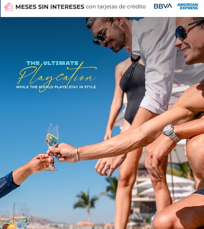 La emoción del estadio en un paraíso exclusivo. 