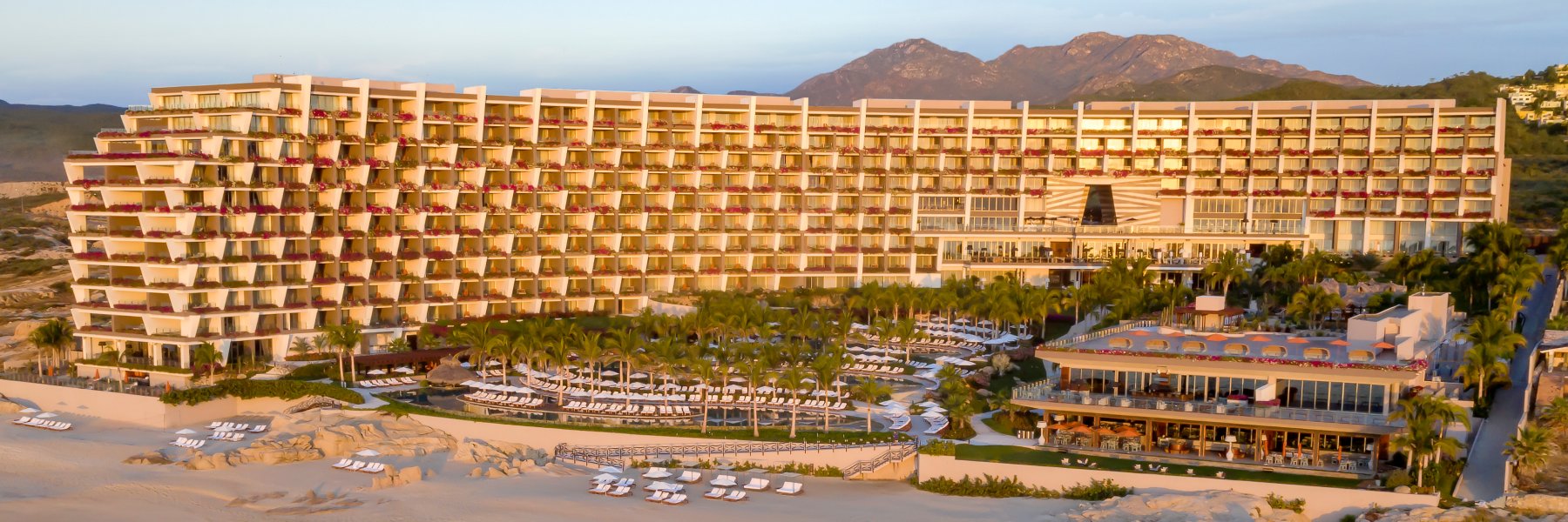 El lujoso Grand Velas Resort situado justo en la playa de Nuevo Vallarta Nayarit